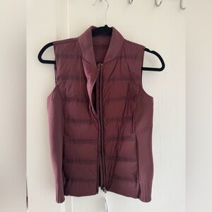 Burgundy Lululemon vest